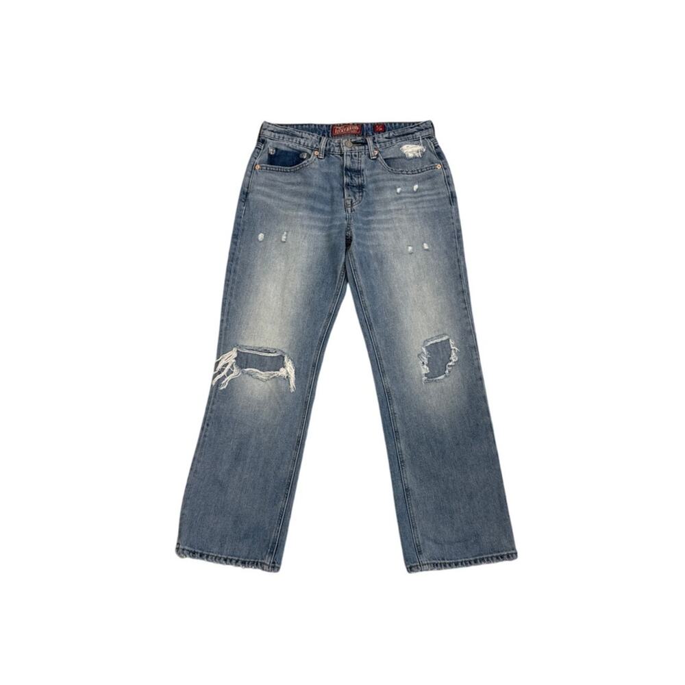 Lucky Brand 'Girl Next Door' Boyfriend Blue Jeans Size Women's 2 / 26